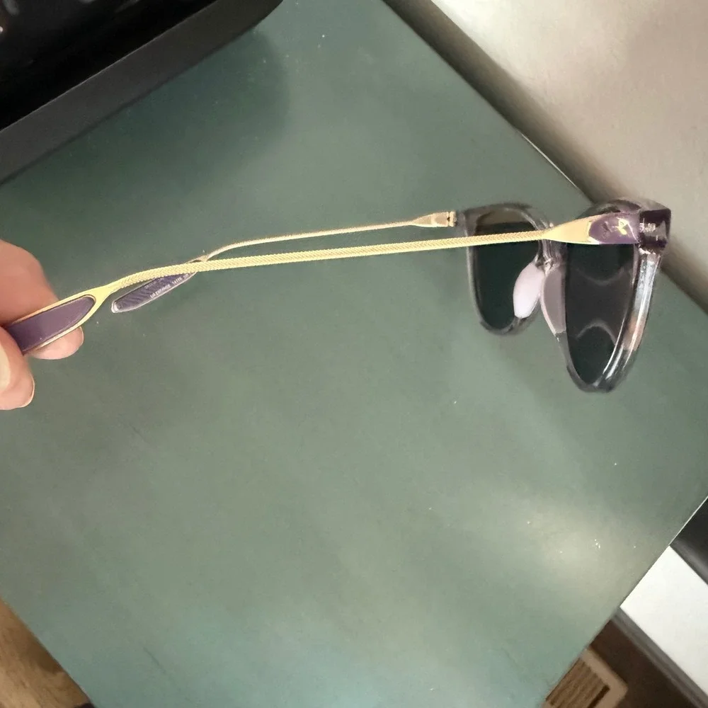 Under Armour Expanse Sunglasses Clear Purple Rose‎ Gold Mirror UA EXPANSE 141TE